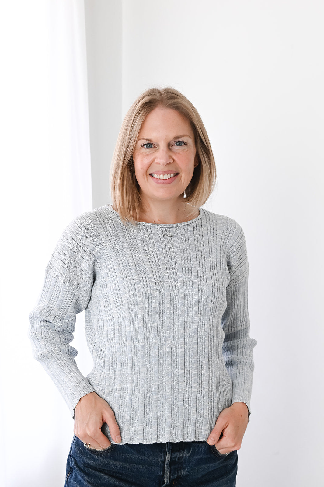 Liza Ribbed Pullover