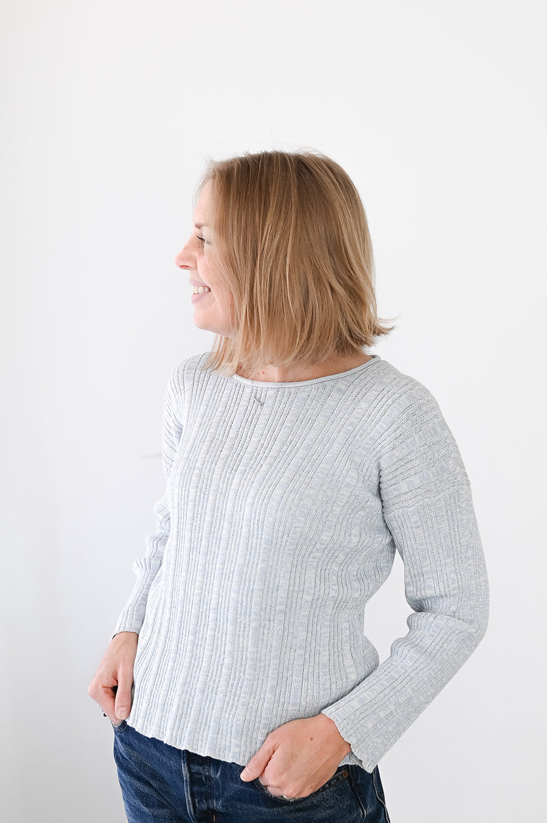 Liza Ribbed Pullover